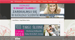Desktop Screenshot of galaslubnakalisz.pl